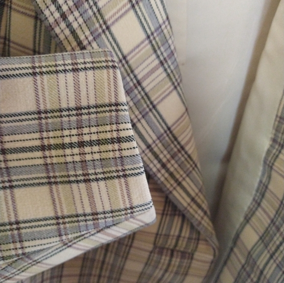 Vintage Norman Norell Blum's-Vogue yellow plaid designer Blazer Jacket top - Picture 6 of 11